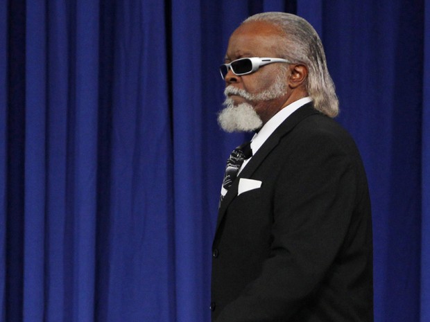 New York Gubernatorial Candidate for the Rent is Too Damn High Party Jimmy McMillian takes the stage before the start of a Gubernatorial Debate at Hofstra University in Hempstead, New York October 18, 2010. (Photo by Jessica Rinaldi/Reuters)
