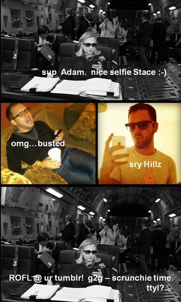 Secretary of State Hillary Clinton's submission to the Tumblr page.