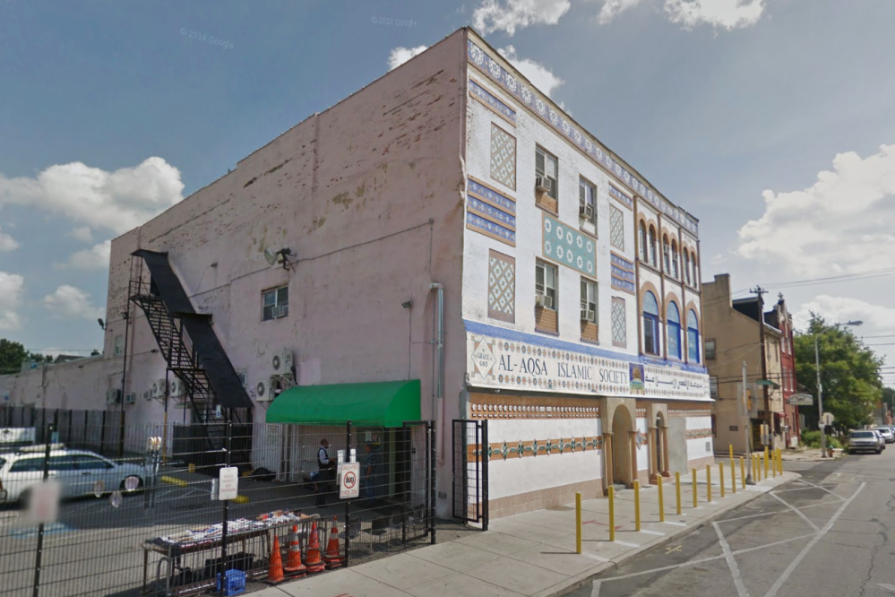 Al-Aqsa Islamic Society, Philadelphia. (Photo by Google Streetview)
