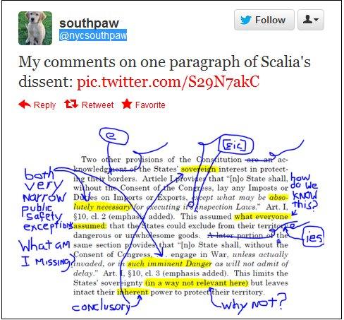 'Scalia has finally jumped the shark'