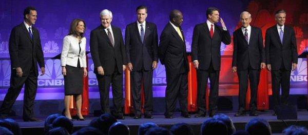 Romney and the rivals who failed to put him through his paces.