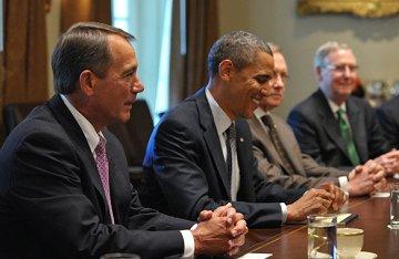 Giving the appearance of movement in fiscal talks