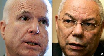 McCain blames Powell for Iraq war