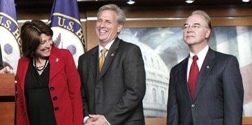 Rep. Cathy McMorris Rodgers, R-Wash., Rep. Kevin McCarthy, R-Calif., Rep. Tom Price, R-Ga.