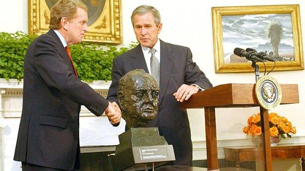 The preoccupation with the Churchill bust