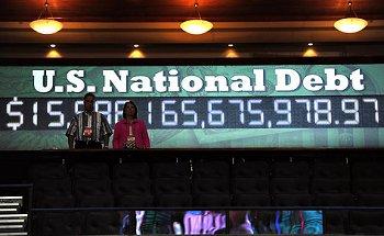 Debt clock serves as a memory test