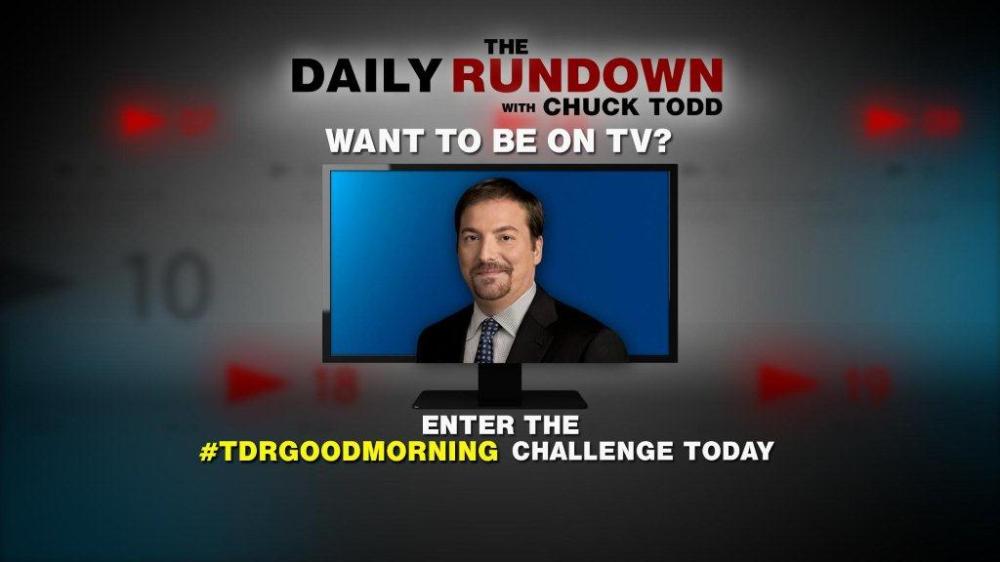 Join our #TDRgoodmorning challenge!