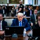 Former President Donald Trump in court during his civil fraud trial in New York.