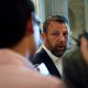 Sen. Markwayne Mullin, R-Okla., speaks to reporters