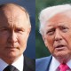 Russian President Vladimir Putin; U.S. President Donald Trump.