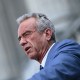 Robert F. Kennedy Jr., speaks during a news conference.
