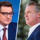 Chris Hayes; California Gov. Gavin Newsom.