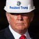 President Trump tours a steel mill in Granite City, Ill., in 2018.