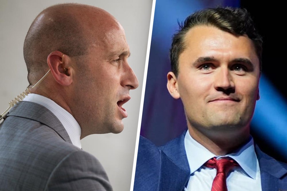 White House Deputy Chief of Staff Stephen Miller; Charlie Kirk.