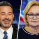 A split composite of Jimmy Kimmel, Claire McCaskill.