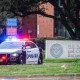 A car parked near the U.S. Immigration and Customs Enforcement building