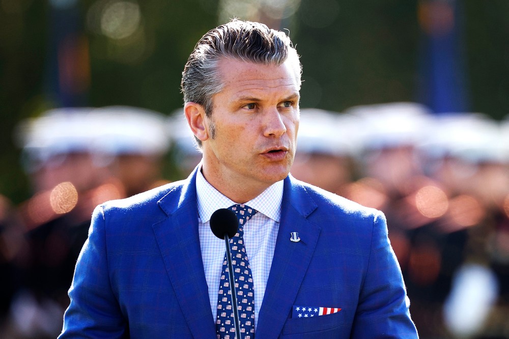 Pete Hegseth speaking