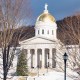 The Vermont State House capitol building in Montpelier, VT.