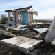 A building is seen damaged in St. Elizabeth, Jamaica.