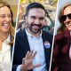 Mikie Sherrill; Zohran Mamdani; Abigail Spanberger.