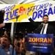 Zohran Mamdani as he is announced as the winner of the Democratic nomination for mayor.