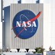 NASA logo is displayed at NASA’s Jet Propulsion Laboratory.