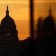 The U.S. Capitol is seen at sunrise.