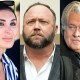 Laura Loomer; Alex Jones; Steve Bannon.