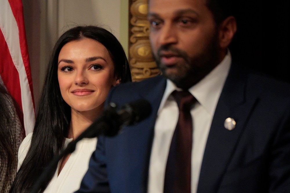 Alexis Wilkins and her boyfriend, Federal Bureau of Investigation Director Kash Patel.