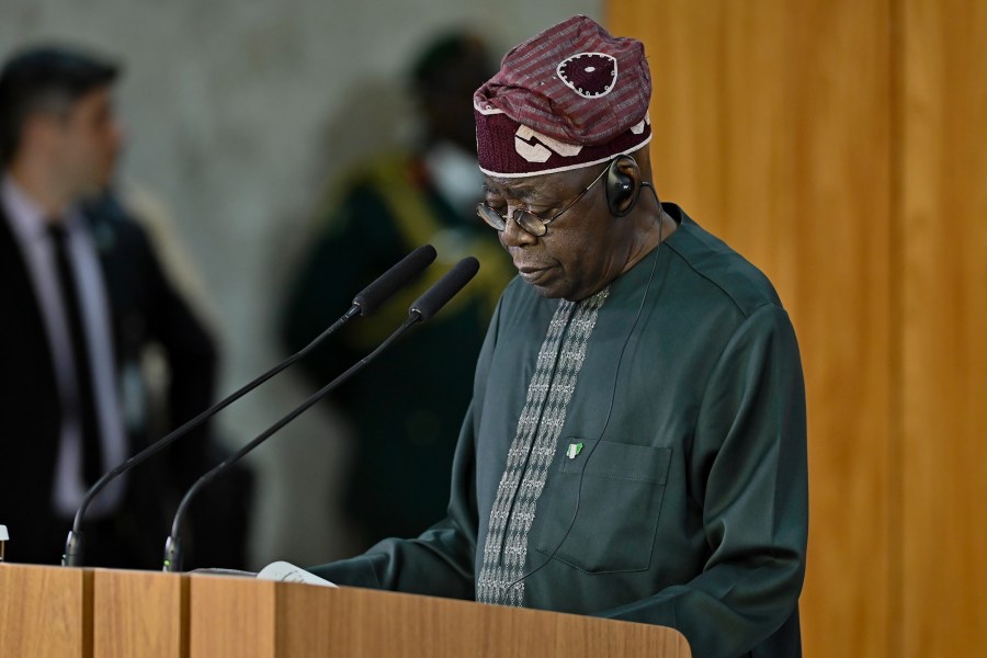 Bola Tinubu, president of Nigeria.