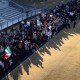 Students walkout at East Mecklenburg High School in Charlotte, North Carolina, in protest of U.S. Border Patrol operations targeting undocumented immigrants.