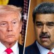 Donald Trump; Nicolás Maduro.