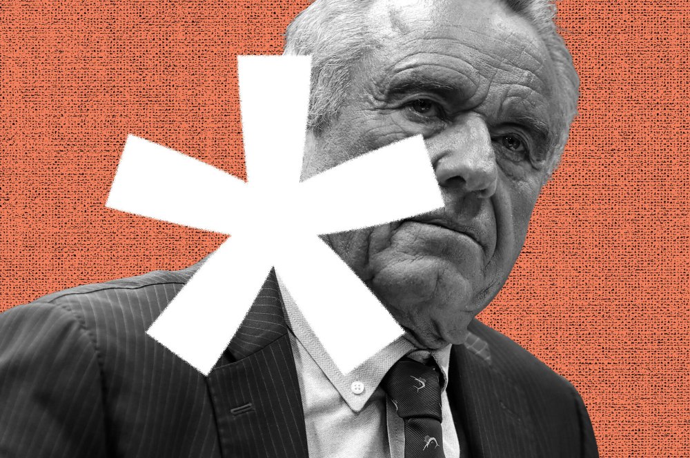 A photo illustration of RFK Jr.