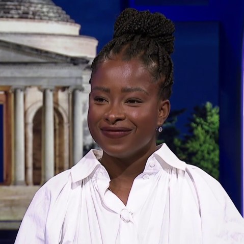 Poet Amanda Gorman: ‘words get their best meaning when paired with actions’