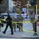 National Guard soldiers gather near a crime scene after a shooting in downtown Washington, D.C., on Nov. 26, 2025.