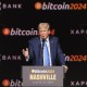 Donald Trump speaks at the Bitcoin 2024 conference in Nashville, T.N.
