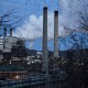 Emissions rise from the United States Steel Corp. Clairton Plant coke manufacturing facility at dusk in Clairton, PA.