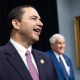 Reps. Henry Cuellar, D-Texas, left, and John Carter, R-Texas, arrive for the House Appropriations Subcommittee on Defense hearing on the FY 2025 budget request for the Department of Defense in Rayburn building on Wednesday, April 17, 2024.