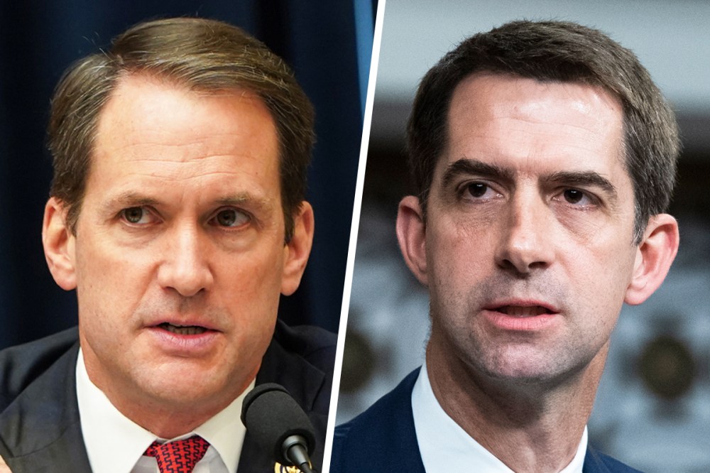 Jim Himes; Tom Cotton.