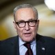 Senate Minority Leader Chuck Schumer at the US Capitol.