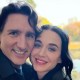 Former Canadian Prime Minister Justin Trudeau and Pop Star Katy Perry.