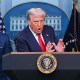 President Donald Trump, alongside Secretary of Defense Pete Hegseth and Attorney General Pam Bondi in the Brady Press Briefing Room at the White House.