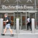 The New York Times building in NYC.