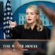 White House Press Secretary Karoline Leavitt during a press briefing in the Brady Briefing Room of the White House.