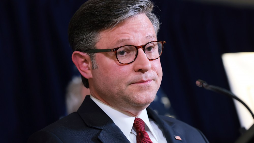 Speaker of the House Mike Johnson on Capitol Hill.