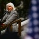 Tina Peters is in the rally in front of the Colorado State Capitol building in Denver.