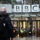 A view of the BBC building on Nov. 10, 2025, in London.