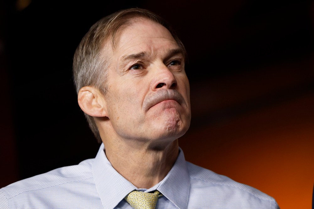 U.S. Rep. Jim Jordan at a press conference at the U.S. Capitol.