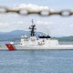 United States Coast Guard ship on June 20, 2025 in the waters around the southern city of Kagoshima, Kagoshima.
