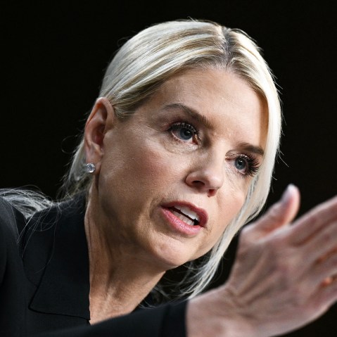Pam Bondi on Oct. 7, 2025 on Capitol Hill in Washington, D.C.